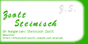 zsolt steinisch business card